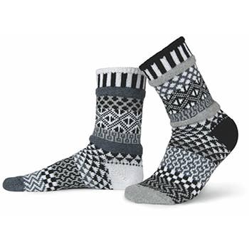 Solmate Socks - Adult Crew - Midnight