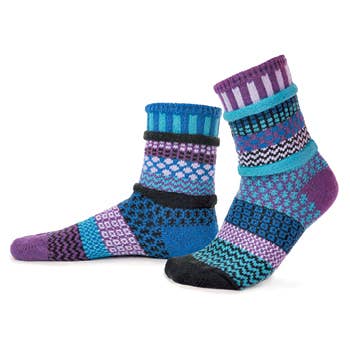 Solmate Socks - Medium Adult Crew - Raspberry