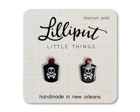 Lilliput Little Things - NEW Poison Bottle Earrings