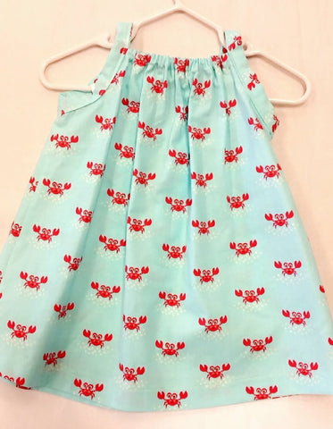 Crab Baby Dress Size 9-12 months