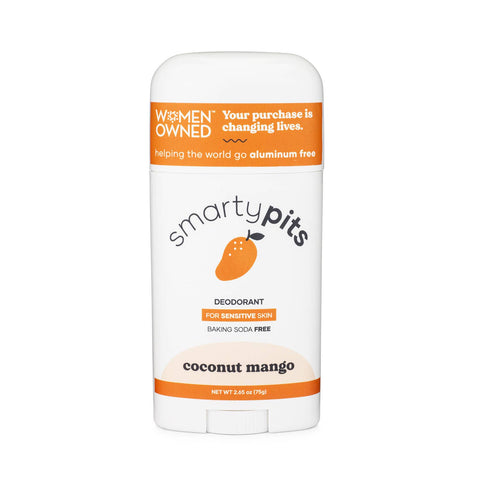SmartyPits - Coconut Mango | Sensitive Skin Formula | Baking Soda Free