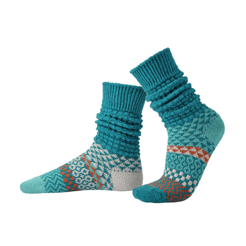 Solmate - Fusion Slouch Socks - Abalone: Abalone / Medium (Women 8 - 10 / Men 7 - 9)