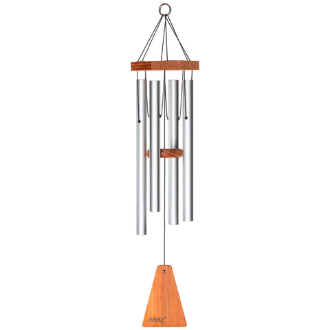 Wind River - Arias® 27-inch Windchime in Satin Silver