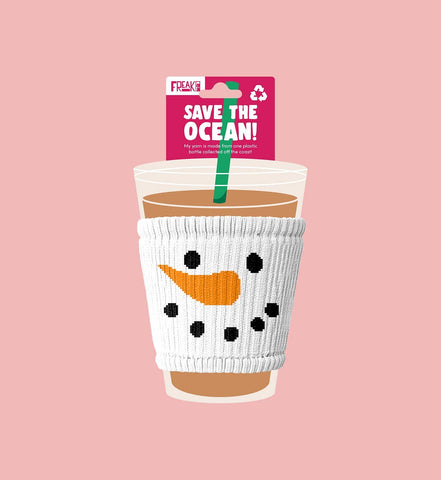 Freaker USA - Snowman | Christmas Pint Glass, Coffee Sleeve & Can Koozie