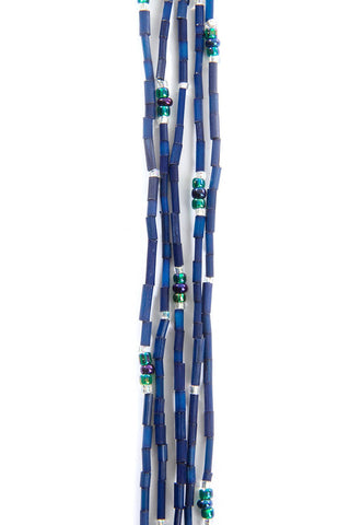 Swahili African Modern - Navy Blue 26" Zulugrass Single Strands from The Leakey Collection (one per purchase)