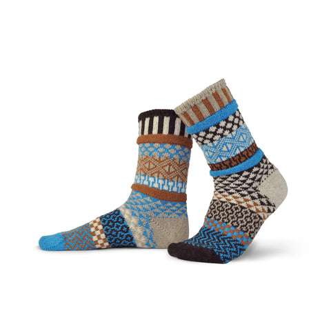 Solmate - Walnut Wool Socks: L (Women 10-12/Men 9-11)