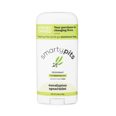 SmartyPits - Eucalyptus Spearmint | Sensitive Formula | Baking Soda Free
