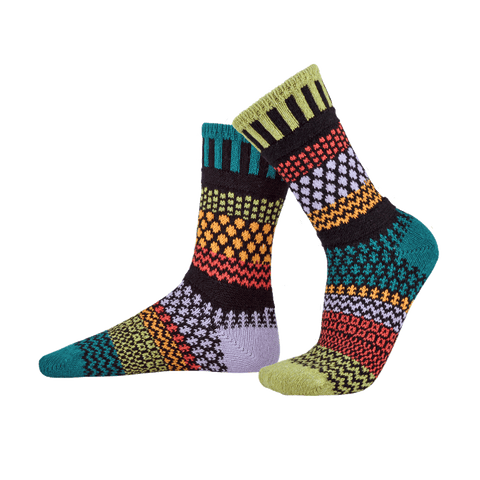 Solmate - Artichoke Crew Socks: Medium (Women 8 - 10 / Men 7 - 9)