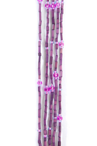 Swahili African Modern - Light Fuchsia 26" Zulugrass Single Strands from The Leakey Collection (one per purchase)