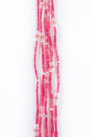 Swahili | AFRICAN MODERN -Hot Pink 26" Zulugrass Single Strands from The Leakey Collection