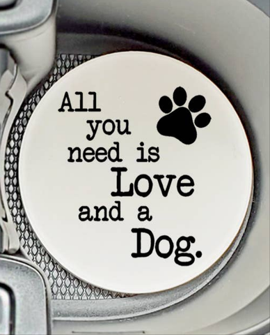 Tipsy Coasters & Gifts - Car Coaster Love and a Dog