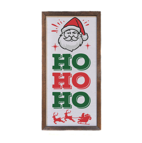 12x6 Ho Ho Ho Christmas Signs And Christmas Décor Handmade