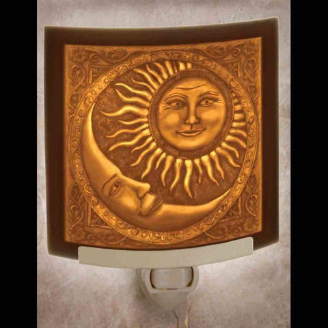 The Porcelain Garden Inc. - Sun and Moon Curved Night Light