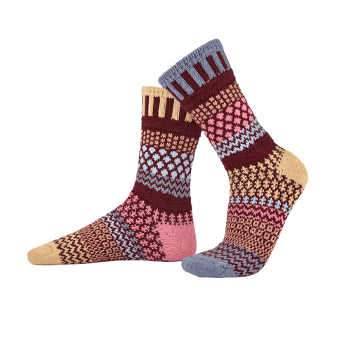 Solmate - Larkspur Crew Socks: Medium (Women 8 - 10 / Men 7 - 9)