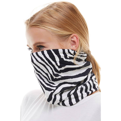 USA reusable zebra stripped Neck Gaiter/bandana/scarf face mask