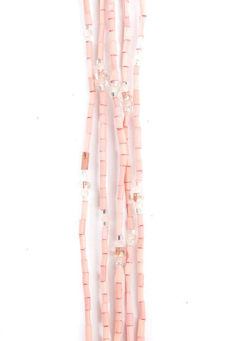 Swahili | AFRICAN MODERN - Rose Pink 26" Zulugrass Single Strands from The Leakey Collection