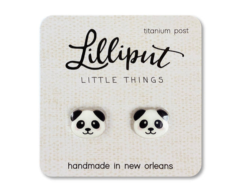 Lilliput Little Things - NEW Panda Earrings