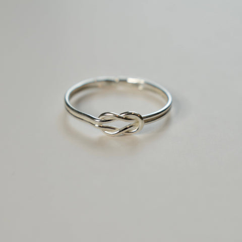 Krystyna's Silver - Sterling Silver Boat Knot Stackable Ring