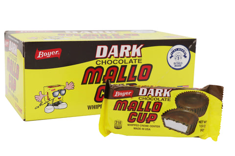 Grandpa Joe's Candy Shop - Boyer Mallo Cups Dark Chocolate, 1.5oz,