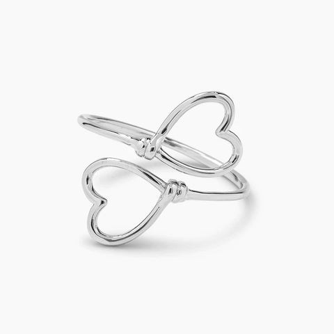 Heart Wire Wrap Ring size 6