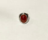 MKD large sterling silver gemstone ring Size 5