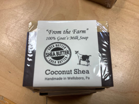 From the Farm Coconut Shea Goats milk soap