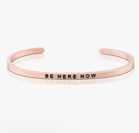 Be Here Now rose gold
