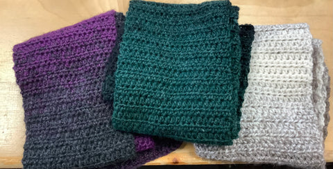 Knit Scarves by Valerie