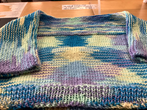 Youth Sweater with Multi Pastel Colors by Frances