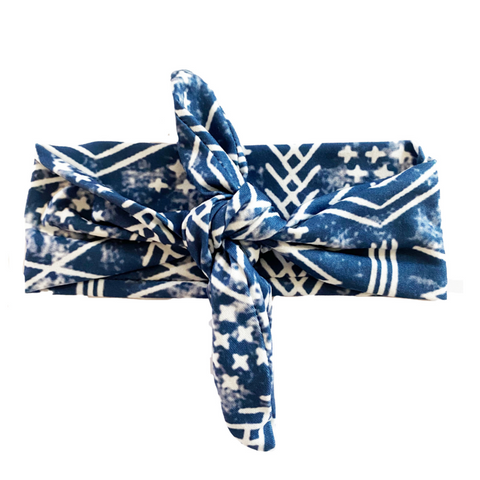 Navy Geometric Knotted