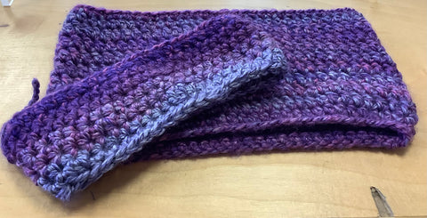 Infinity Scarf and Headband Set by Valerie