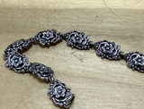 Gustonian MKD flower bracelet sterling silver