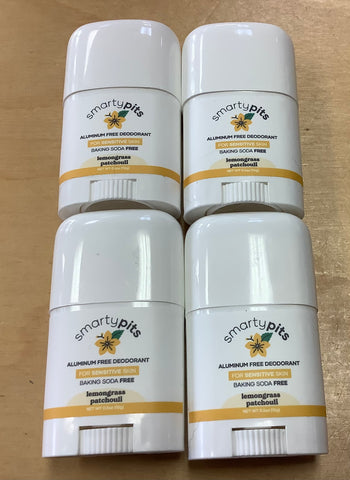 Smartypits sensitive skin lemongrass patchouli