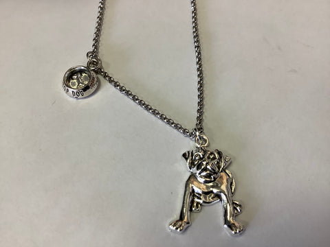 Dog and Bowl Necklace by Jen G