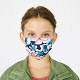 Youth Mask With Adj. Elastic French Paisley