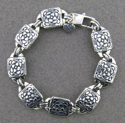 Sterling Silver Victorian Primrose Bracelet