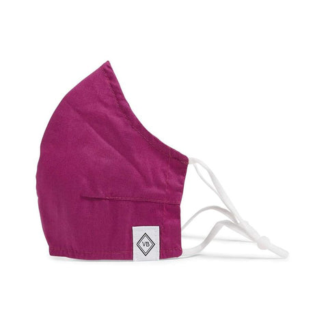 Fitted Mask w/ Adjusters Amore Fuchsia