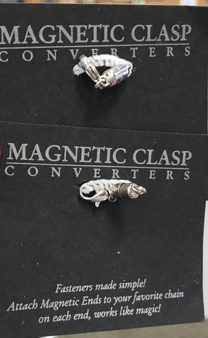 Magnetic Clasp Connectors Silver