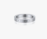 Warrior MantraBand ring silver size 9