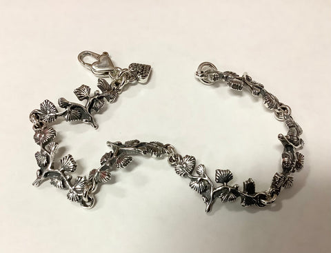 MKD Sterling Silver Dandelion Bracelet
