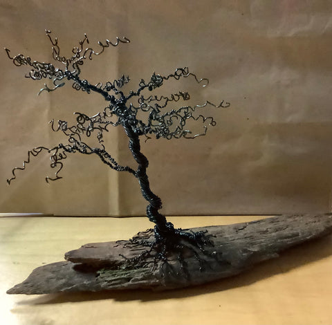 #15 Black Wire Tree by Carrie