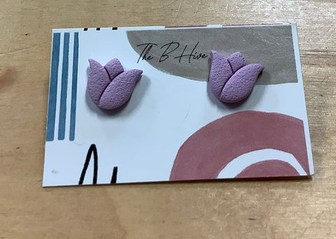 Clay Tulip Earrings by Barbie