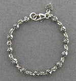 Sterling Silver Rosebud Bracelet by Mary Kay