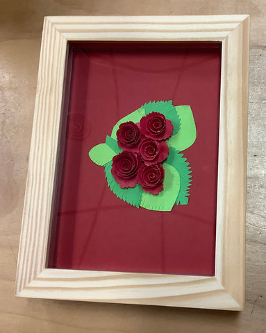 Quill Red Roses By Autumn