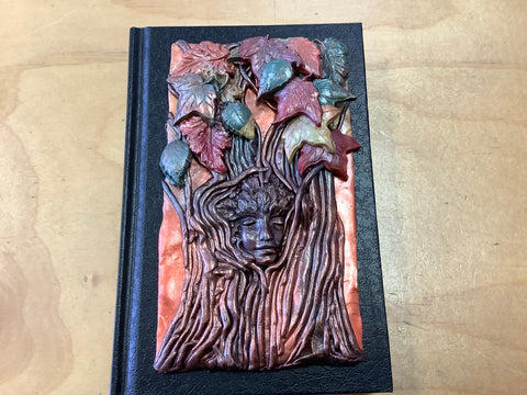 Small journal copper tree with face by Amber