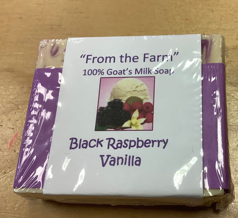From the Farm Black Raspberry Vanilla Goats milk soap